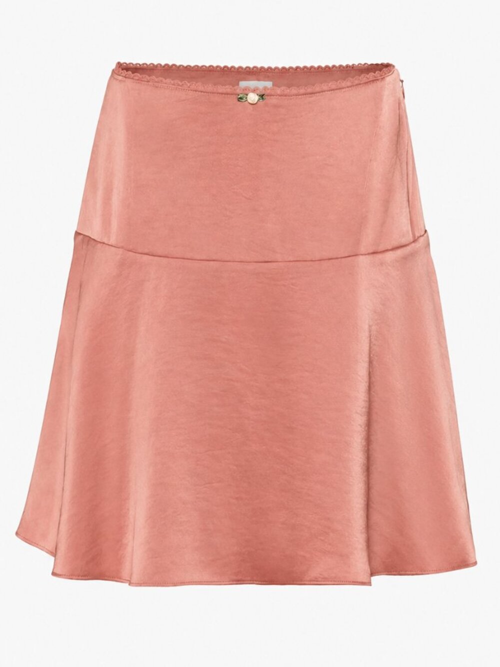 Aritzia  Wilfred Lyrus Satin Mini Skirt NWT Earthen Red Size 12